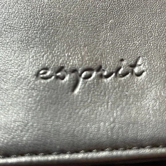 Vintage Esprit Black Backpack 90s faux leather purse Y2K boho - Picture 2 of 10